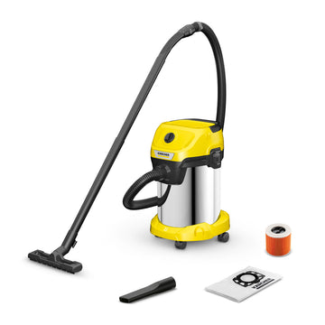 Karcher WD 3 S V-19/4/20 – Powerful Wet & Dry Vacuum Cleaner with Stainless Steel Container