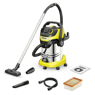 Karcher WD 6 P Premium – Ultra-Powerful Wet & Dry Vacuum Cleaner with Power Tool Connection